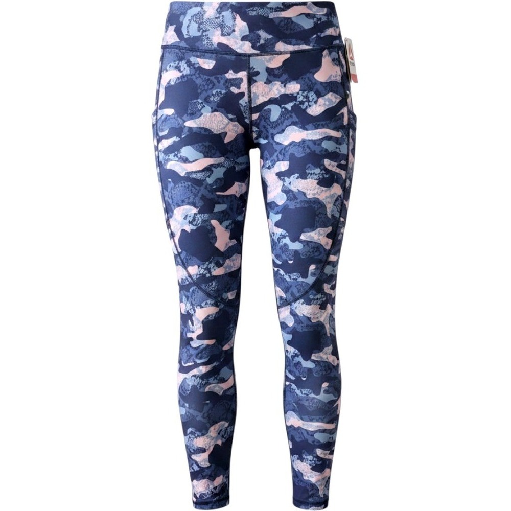 NWT ~ Reebok ~ ID Train Camo ~ High Rise ~ 7/8 Leggings with Pockets ~ Size XL